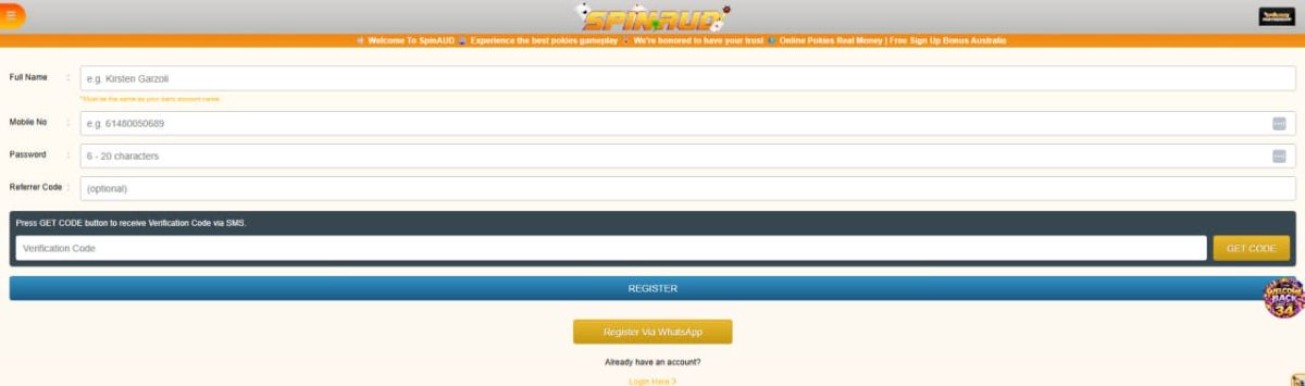 Create Your Spinaud Account — Quick & Secure Registration image 1